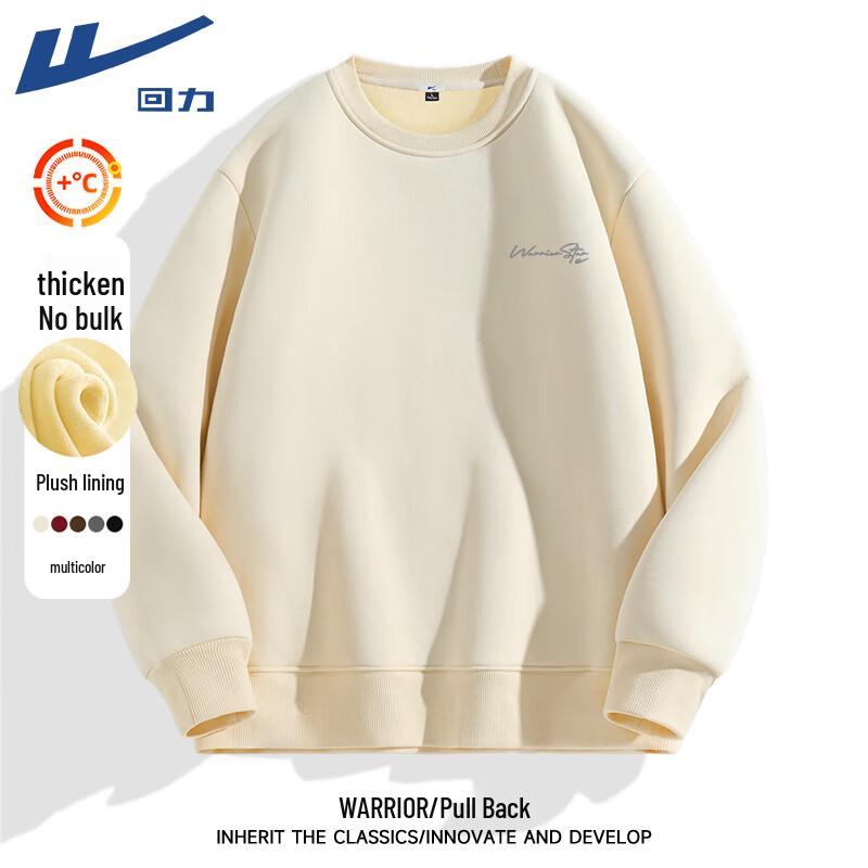 

Warrior Men s Thickened Fleece Round Neck Sweatshirt XL