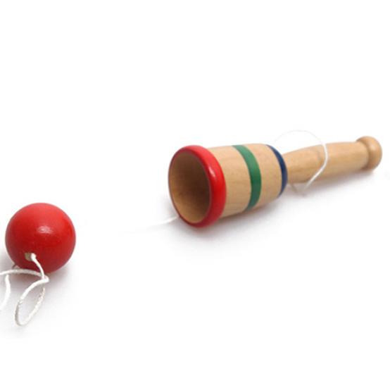 Japanese Traditional Wooden Kendama Ball Game Balance Skill Educational Toy