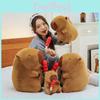 Sugar Gourd Rock Capybara Plush Toy Cartoon Stuffed Doll Kids Decoration Gift
