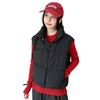 Down Cotton Vest Women's Autumn and Winter New Fashion Loose Cotton Vest Solid Color Vest Jacket