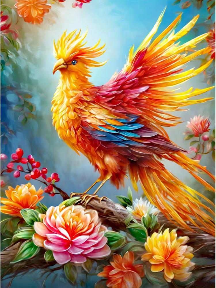 2024 New 5DDiy Diamond Embroidery Bird Eagle Chicken Animal Full Round Square Diamond Colored Mosaic Wall Home Decoration