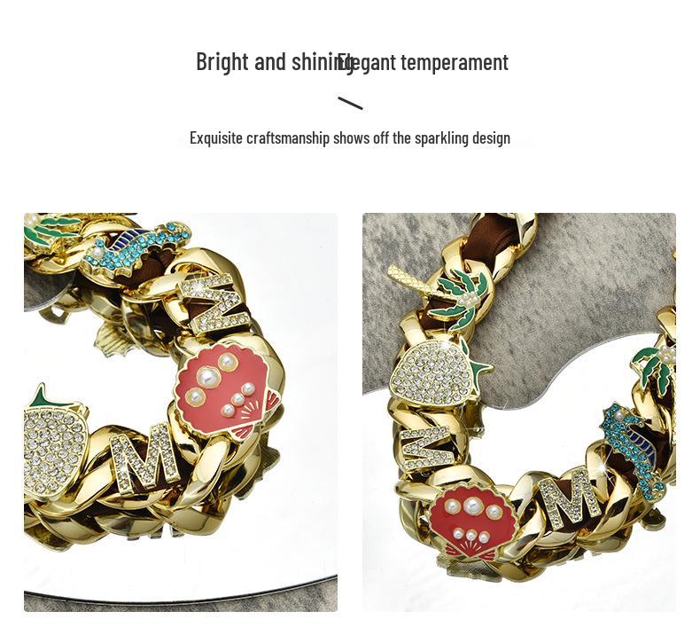 Original Full Diamond Unisex Hip-Hop Necklace – Trendy Style Seen In Live Broadcast