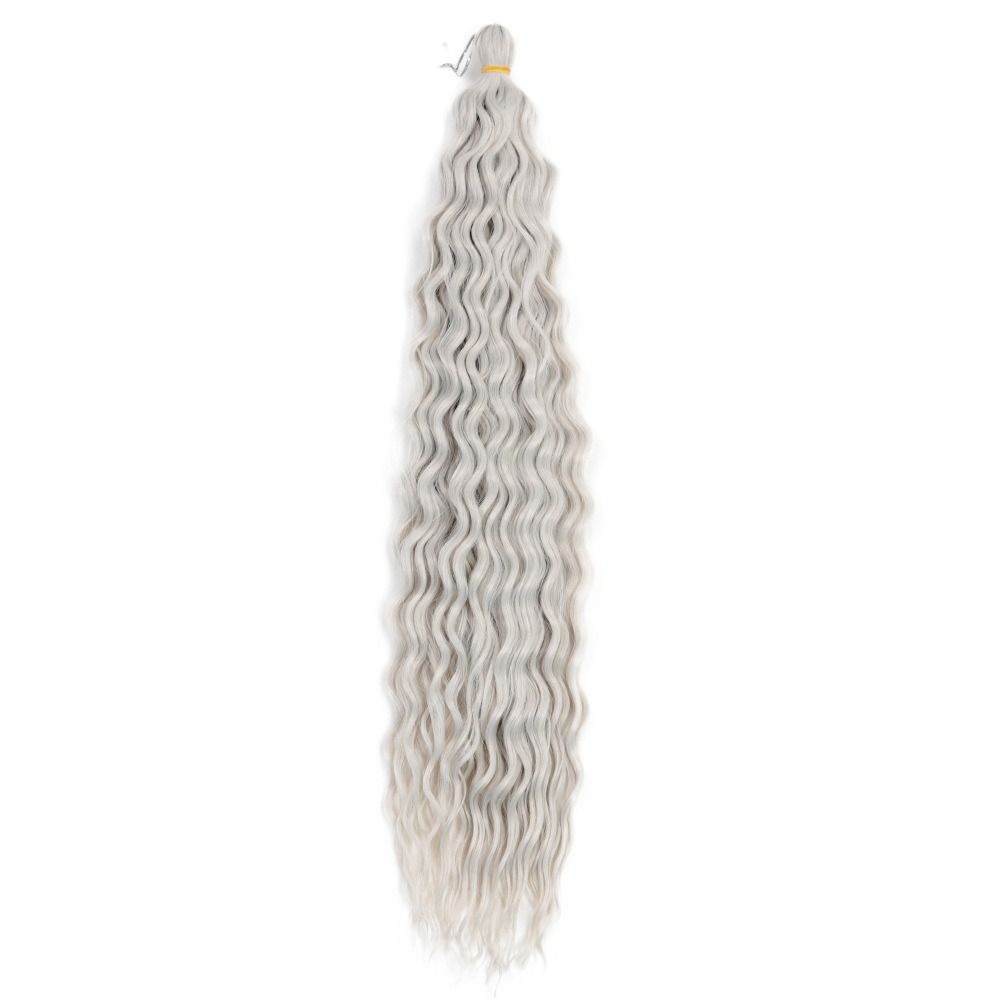 Heat Resistant Fiber Deep Wave Wig Ombre Marly Hair Synthetic Crochet Hair Kinky Curly Hair