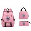 3-Piece LiloStitch Kids Backpack Cartoon Pencil Case Boys Girls Student Backpack
