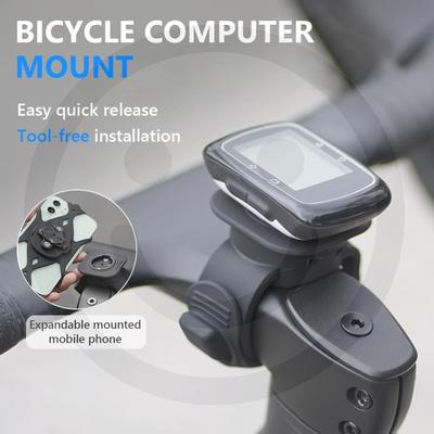 Silicone Bicycle Handlebar Computer Mount Holder Non-slip Expand Installation Mobile Phone Mount Stand For MTB Bike Accessories