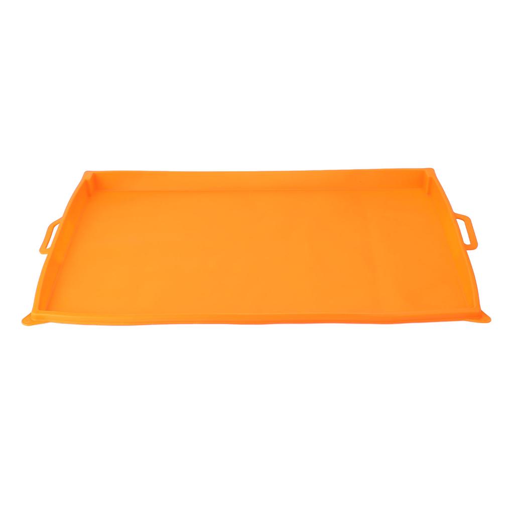 BBQ Grill Mat, Food Grade Folding Grill Mat, BBQ Grill Accessory, Outdoor Grill, Orange