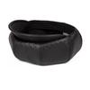Womens Genuine Leather Beret Hat With Short Brim Foldable Adjustable Cap Winter Light Luxury Style