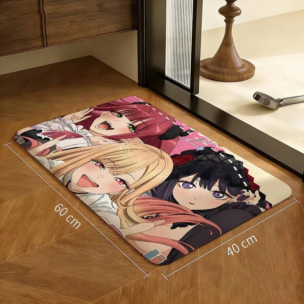 Romance Anime My Dress-Up Darling Floor Mat Cheaper Anti-slip Modern Living Room Balcony Printed Bedside Mats
