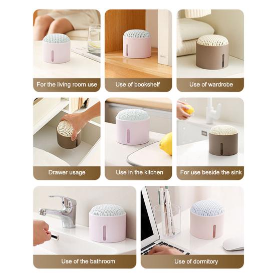Moisture Absorber Box Humidity Absorption Dehumidification Box Home Dormitory Wardrobe Closet Bathroom Kitchen Basement Desiccant Box