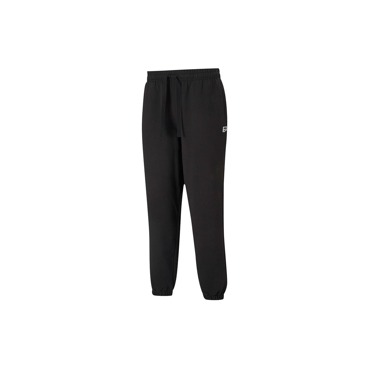 PUMA Downtown Logo Sweatpants Casual Sports Sweatpants Men s Black 531433-01 S