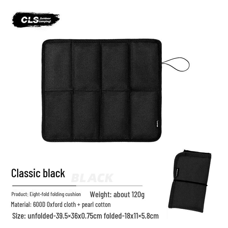 CLS Vodotěsný skládací venkovní polštář: Přenosná podložka odolná proti vlhkosti pro turistiku, rybaření a parky