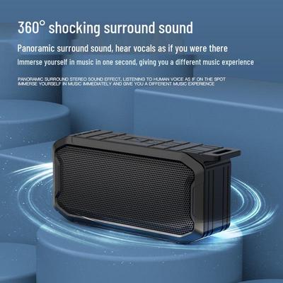 IPX7 Waterproof Bluetooth Outdoor Speaker with Card Slot, Wireless Function, Portable Design