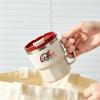 WORTHBUY Portable Double-Walled Insulated Coffee Cup 304 Stainless Steel Mug Reusable Leak-proof Drinking Cup For School Office