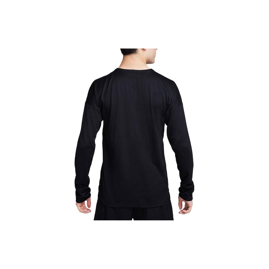 Nike Yoga Dri-FIT Solid Long Sleeve Training Top Men Tops Black FB7776-010