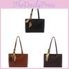 Vintage Style Pu Tote Bag With Inner Pocket And Double Strap For Work And Casual