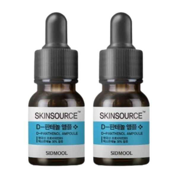 SIDMOOL Skin Source D-Panthenol Ampoule 12ml Dexpanthenol 30% Pro-Vitamin B5 Korean Facial Moisturizing Ampoule