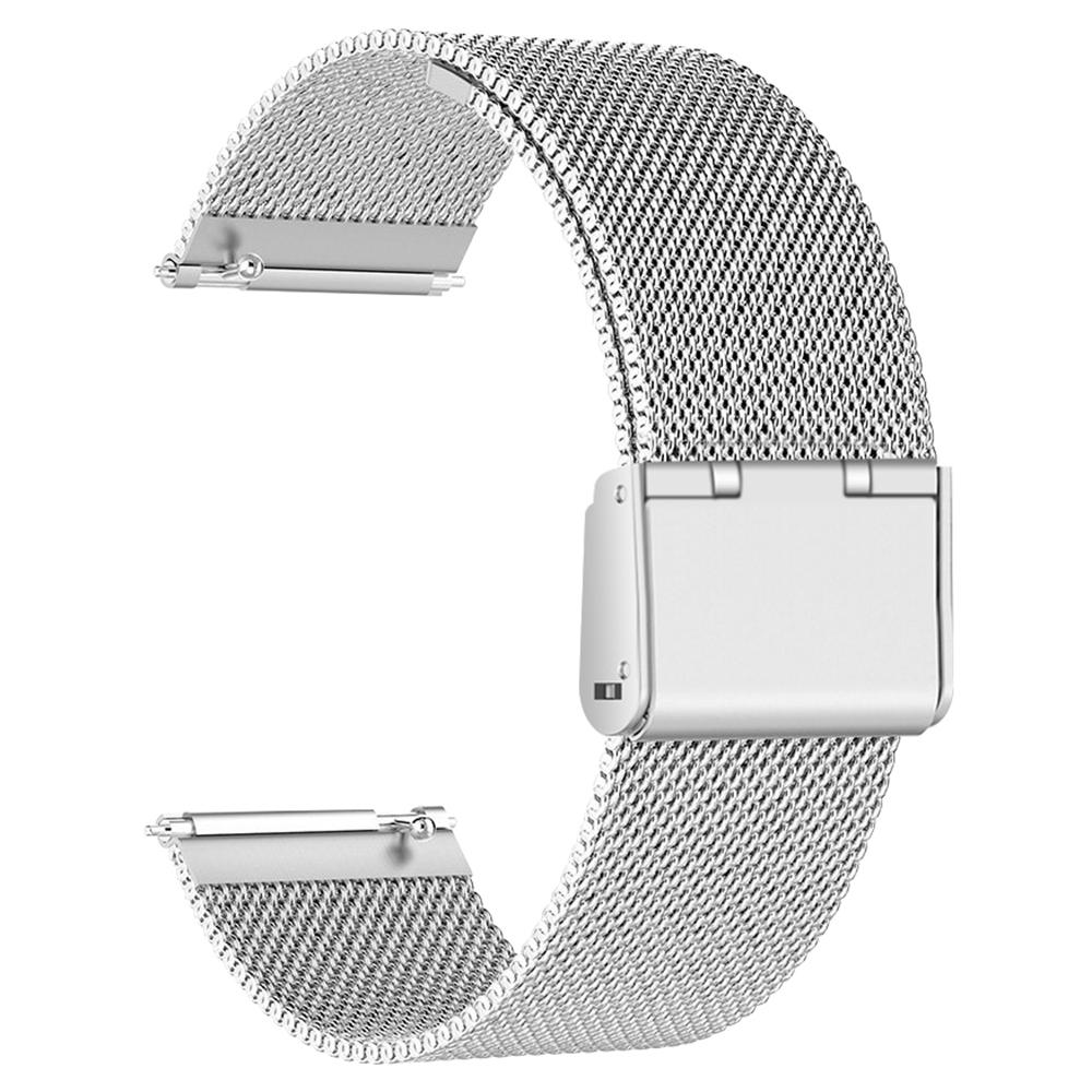 

Швидкознімний ремінець для смарт-годинника Popglory 1.85 P66, міланський 22 мм браслет із застібкою Silver