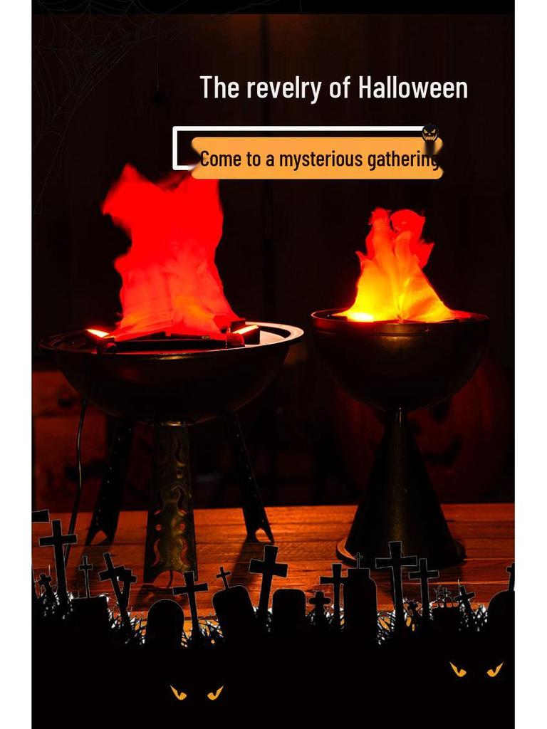 LED Flame Light for Halloween Decor & Party Ambience