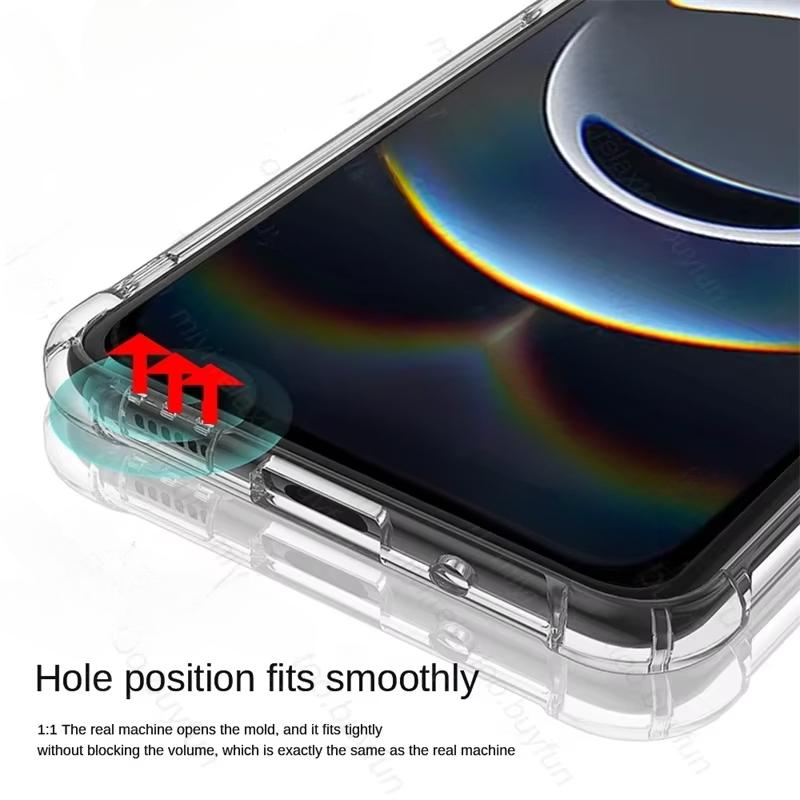 Transparent Clear Crystal Silicone Soft Cover for IPhone16 E15 14 Plus 13 12 Pro 11 ProMax Thin Airbags Shockproof Coque