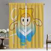 FALL GUYS Halloween Decoration Curtains Child Room Home Interior Curtains for Living Room Partition Window Curtain Shades Camera