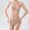 Front-Buckle Strapless Push-Up Bra for Small Breasts with Anti-Slip Pasties and Invisible Support