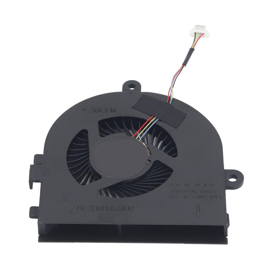 CPU Cooling Fan 4Pin Power DC 5V 0.5A Precise Size Easy Connection Laptop Cooling Fan for Inspiron