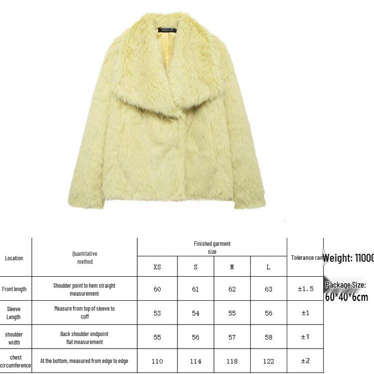 Women's Winter Lambswool Thick Cardigan Coat - New Fur Series