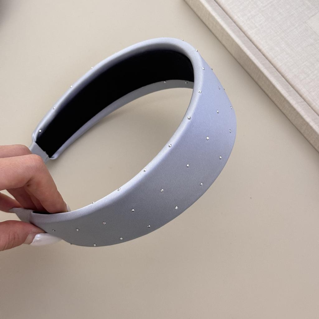 Hair accessories for women girl headbands rhinestone large band big fascinators elegant Designer vintage popular leading fashion