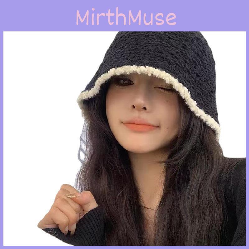 Winter Plush Fishermans Hat With Color Blocking Design Suitable For Cold Seasons