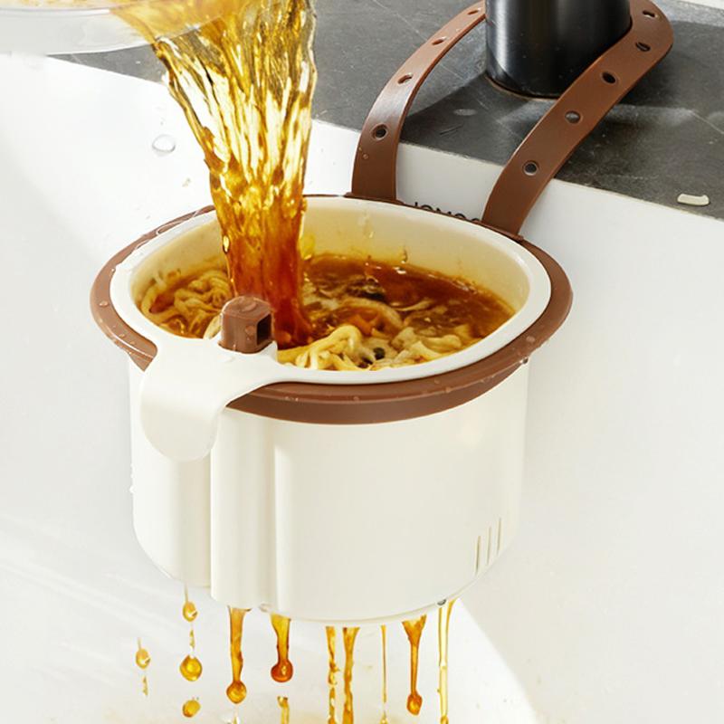 Hanging Kitchen Drain Basket, Household Kitchen Sink Drain Basket For Separating Food Scraps, Tea Leaves, And Kitchen Waste.