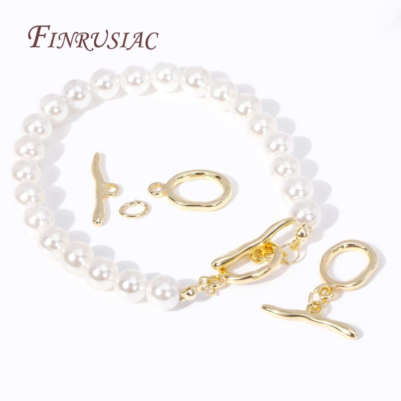 18K Gold Plated Oval Shape O Toggle Clasps,Fashion Bracelet/Necklace Connect Clasps For Jewelry Making DIY Accessories