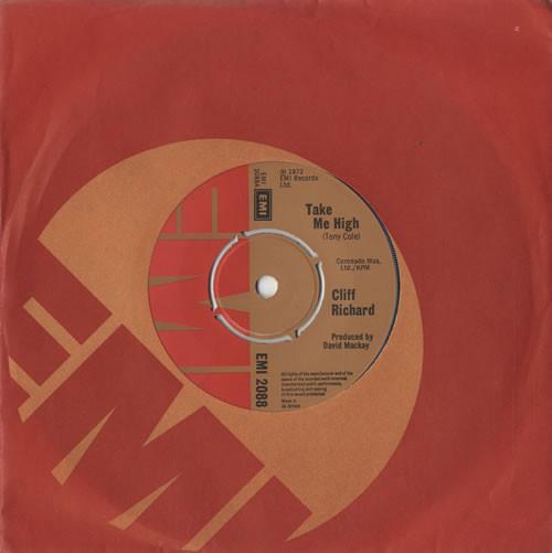 

7inch Record CLIFF RICHARD - Take Me High EMI2088 EMI 1973 UK Pop Used