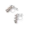 [VOTRE COUTURE] Pearl Earrings 3 Rows Grand Premium Resin White Silver Gold Brand 10 Year Warranty