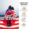 Christmas Gift Halloween Themed Cola Beverage Coca Cola Blanket Soft Home Furnishing Nap Decoration Four Seasons Warm Sherpa Blanket U18