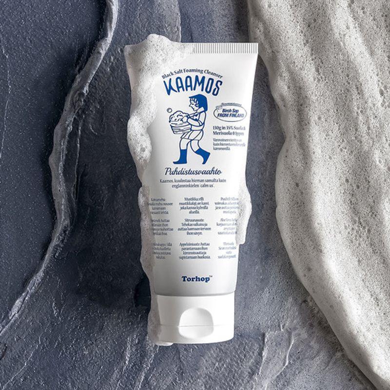 

Camos Очищающая пенка с черной солью 130г