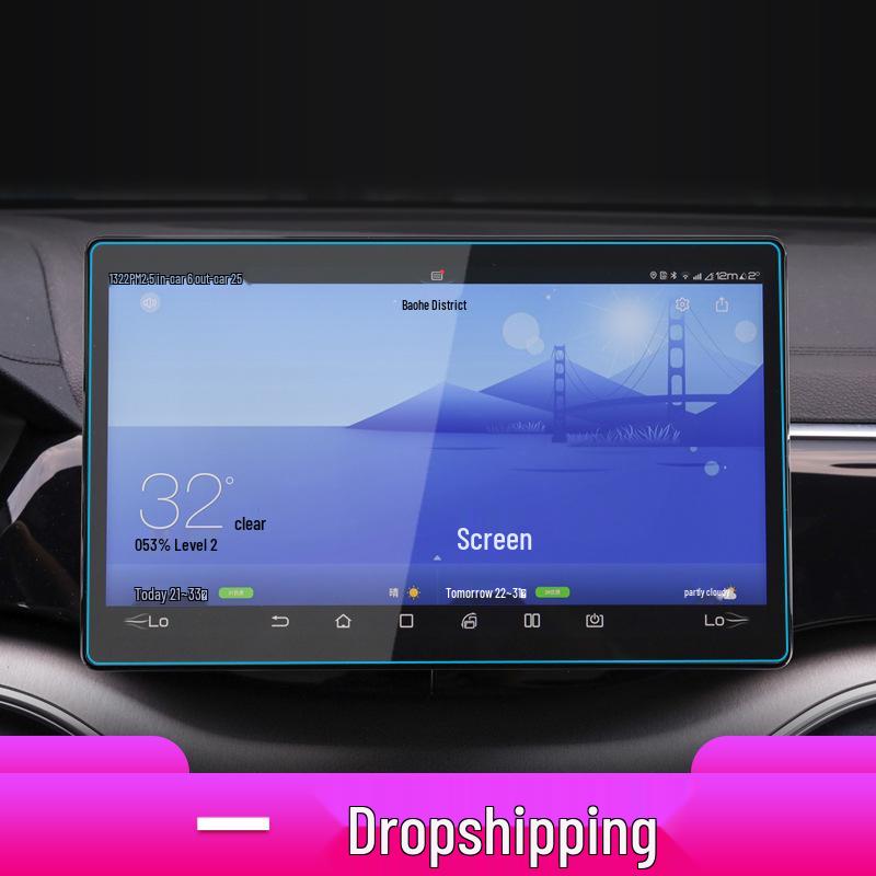 25 Model Avatr 12 Navigation Tempered Film, Central Control Screen Protector & Instrument Protective Film for Car Modification