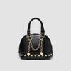 New European and American Niche Design High End Champagne Rivets Handheld Shell Bag Light Luxury One Shoulder Diagonal Straddle Bag