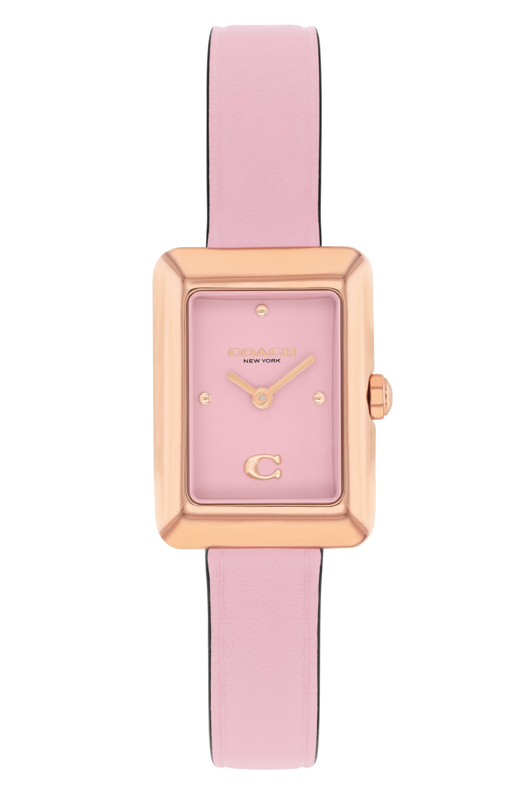Watch MARA Pink Dial Leather Strap 14504586 [Coach][Authentic Import] Women s розовый