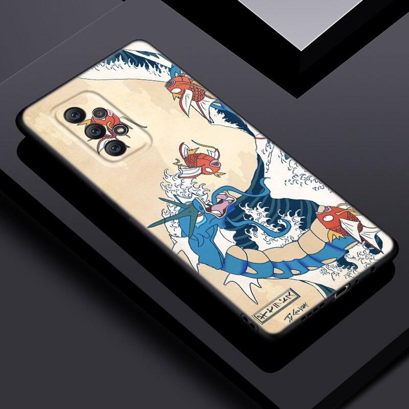 Japanische Welle Anime Drache Handyhülle Für Samsung A21 A30 A50 A52 S A13 A22 A32 A33 A53 A73 5G A11 A12 A31 A51 A70 A71 A72 Hülle