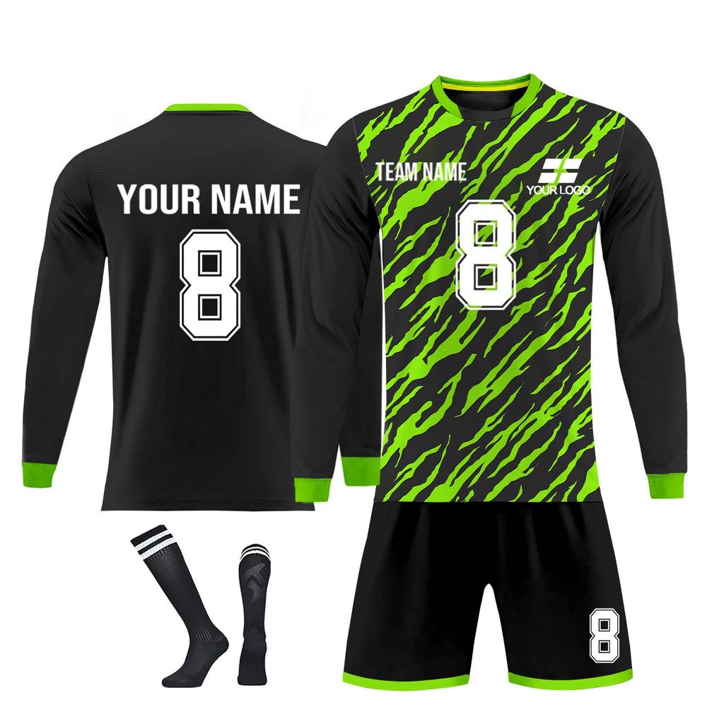 Kit de camisas personalizadas masculinas meninas com número de nome camisas de futebol personalizadas para meninos terno de treinamento