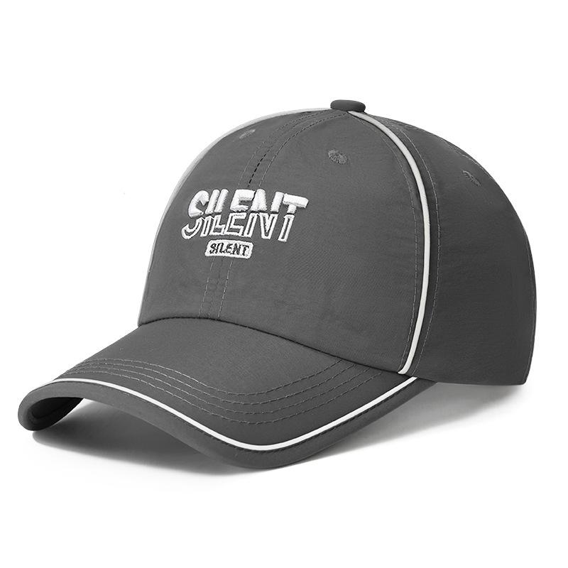 Quick-Dry Baseball Cap Letter Embroidered Sports Cap Men's Outdoor Sunscreen Cap