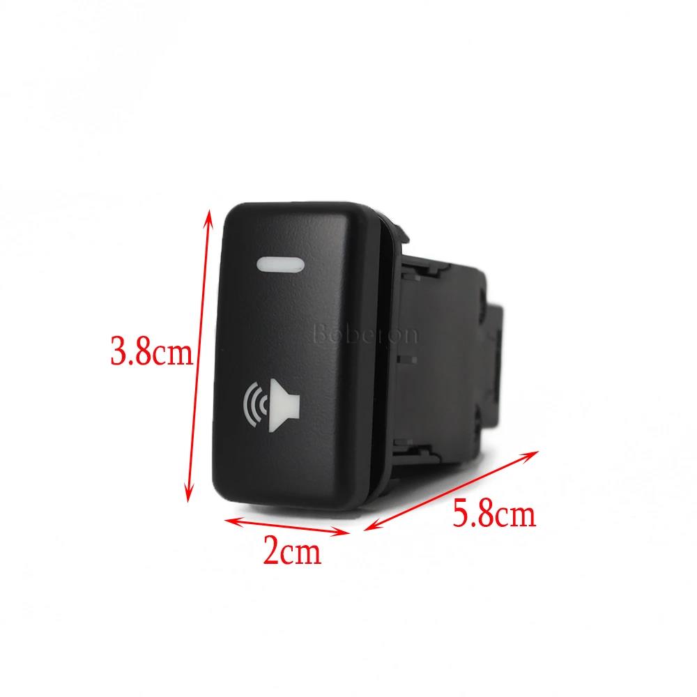 Car DRL Power Light Bar ABS Power On Off Speaker Horn Volume Push Button Switch For Toyota FJ Land Cruiser Prado 120 LC100