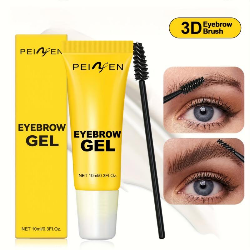 Long Lasting Eyebrow Styling Gel Clear Brow Fix Gel with Brush