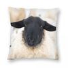 Suffolk Sheep Portrait Pillowcase Polyester Linen Velvet Creative Zip Decorative Pillow Case Home Cushion Cover X