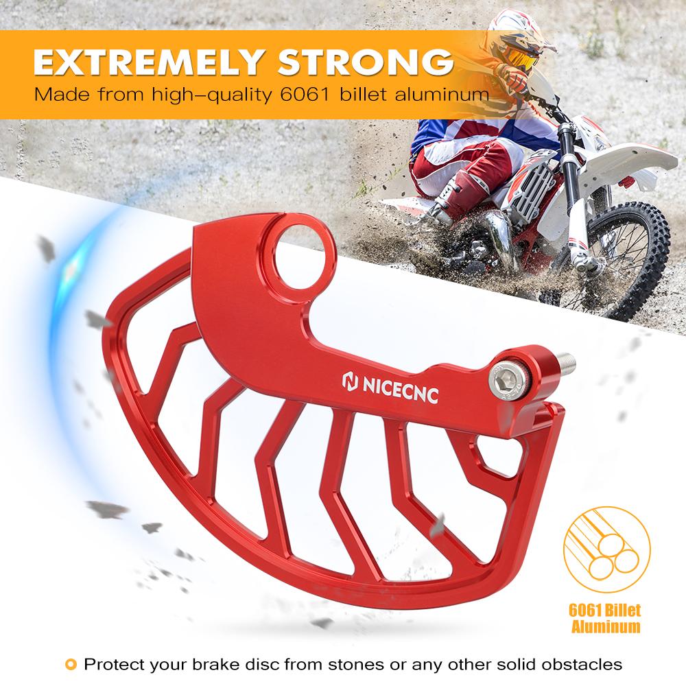 NICECNC For Beta RR 300 RR 125 RR 250 RR 350 RR 430 RR 480 Racing Race Edition 2020-2024 Front Brake Disc Guard Cover Protector
