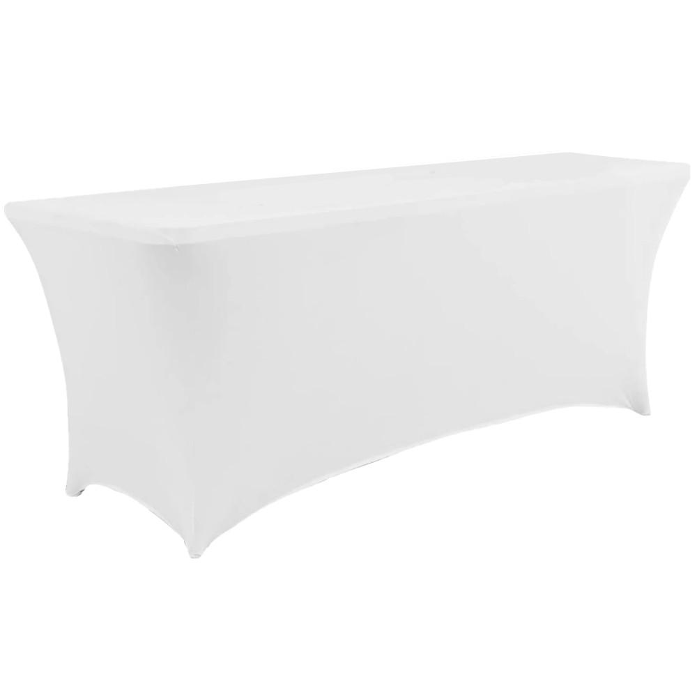 Pack of 3/5pc Stretch Spandex Table Cover Fitted Tablecloth 4Ft/6Ft Rectangle Suitable for Parties Home Banquets Weddings Events