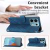 For Xiaomi Redmi Note 13 Pro 5G/Poco X6 5G Wallet Case PU Leather+TPU Phone Cover Imprinted Line