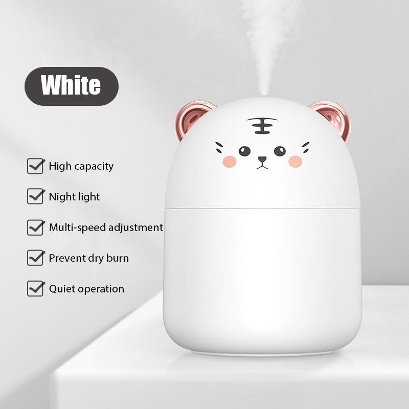 Cute Pet Humidifier Mini Office Desktop Essential Oil Aroma Diffuser Car Purifier Air Humidification USB Small Home Fog Sprayer
