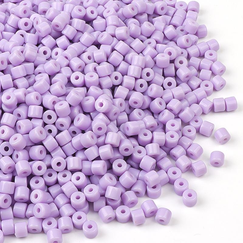 Bunte zylindrische Acrylperlen zur DIY-Schmuckherstellung