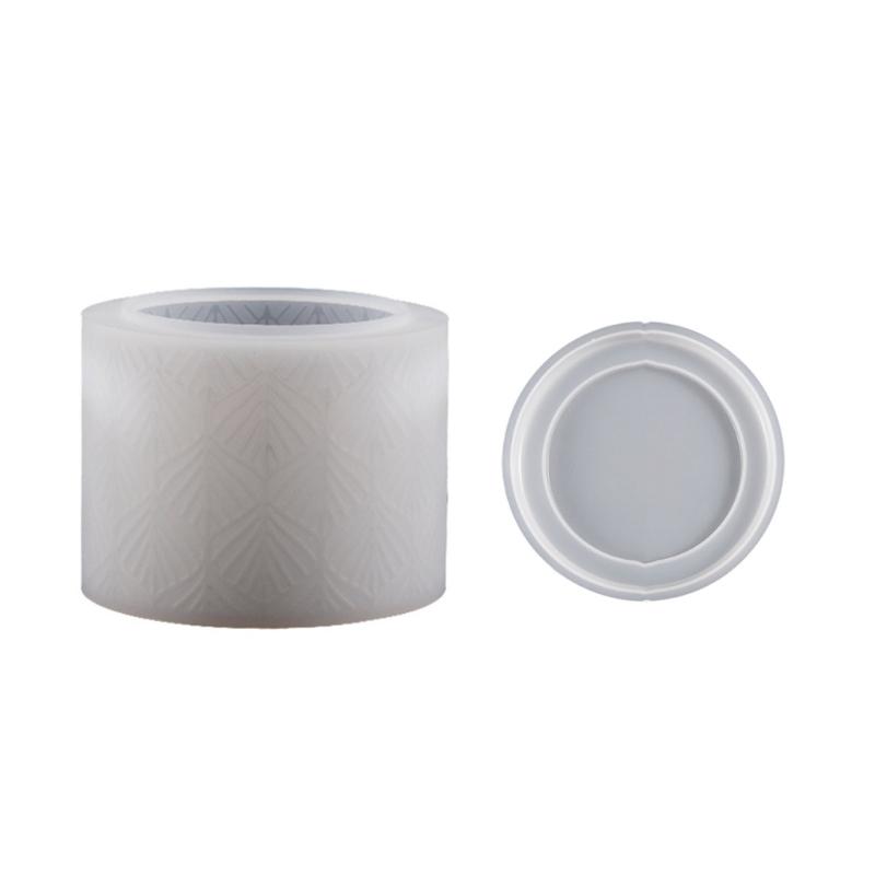 Versatile and Easy To Use DIY Silicone Mold for Creating Storage Container Flower Pots and Candle Holders Decorations